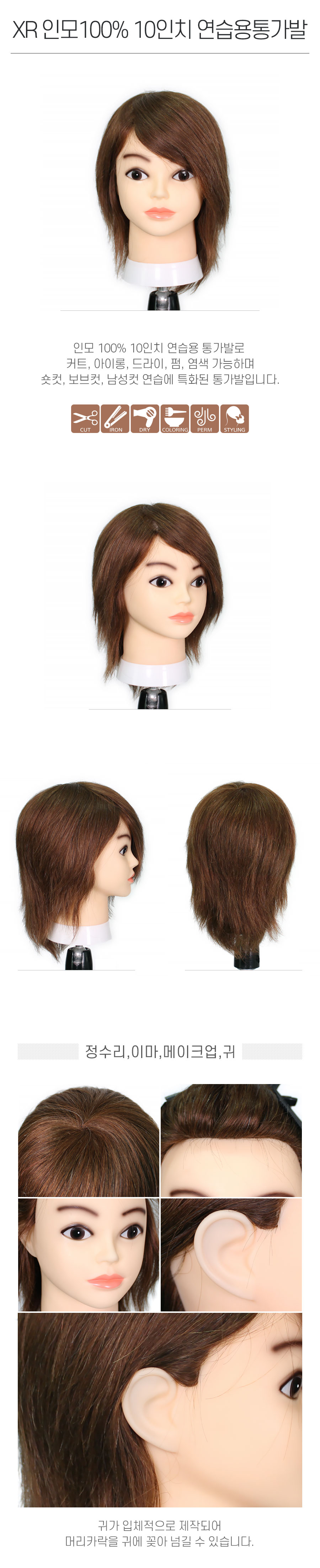 인모 100% 10인치 XR